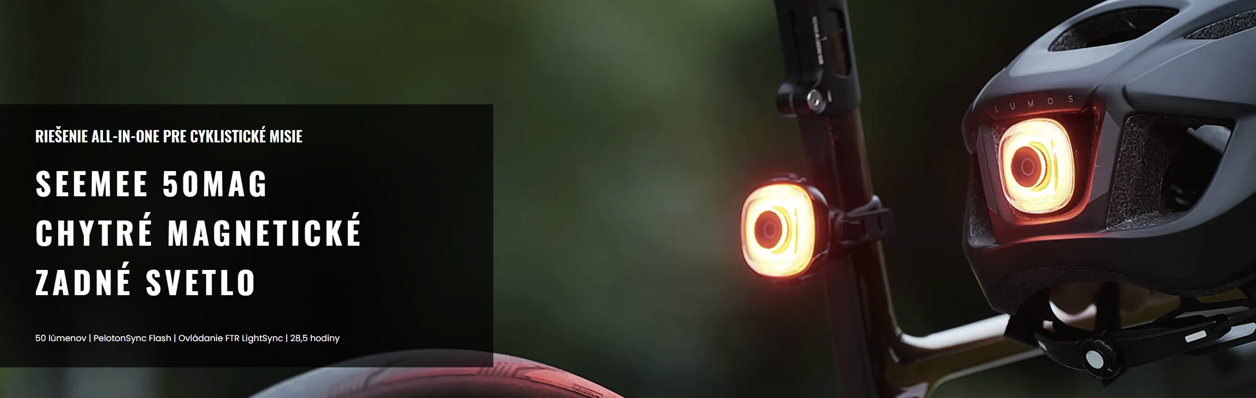 Magicshine® SEEMEE 50 MAG magnetické inteligentné svetlo na bicykel